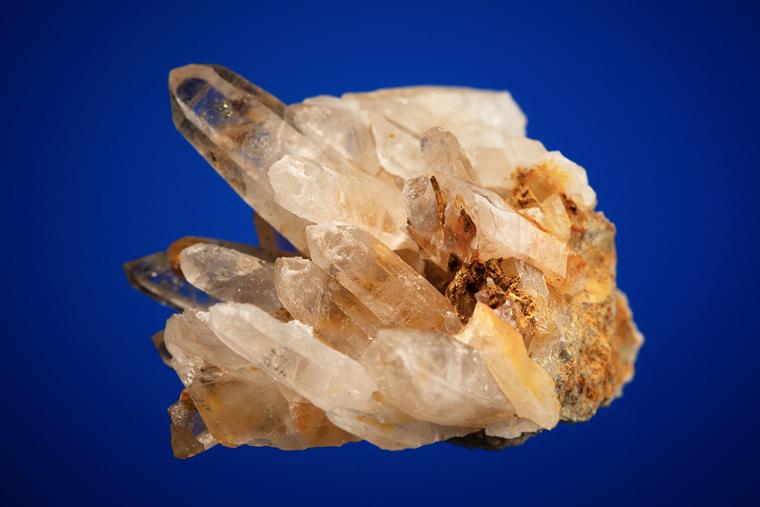 QUARTZ with CHALCOPYRITE inclusions