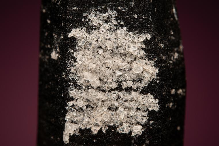 BERTRANDITE on QUARTZ var. Smoky