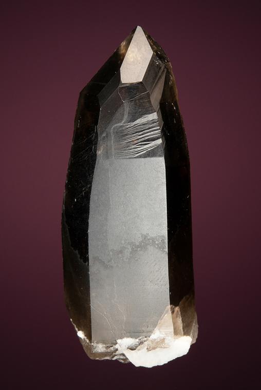 BERTRANDITE on QUARTZ var. Smoky