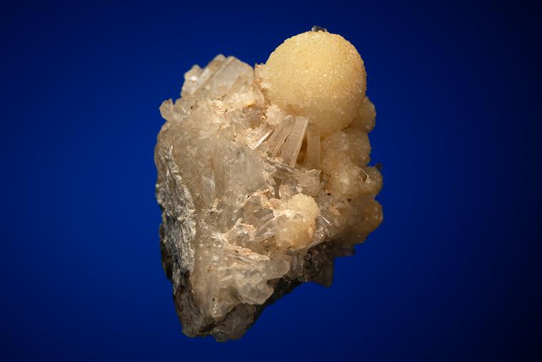 WAVELLITE on QUARTZ