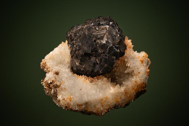 SPHALERITE on QUARTZ