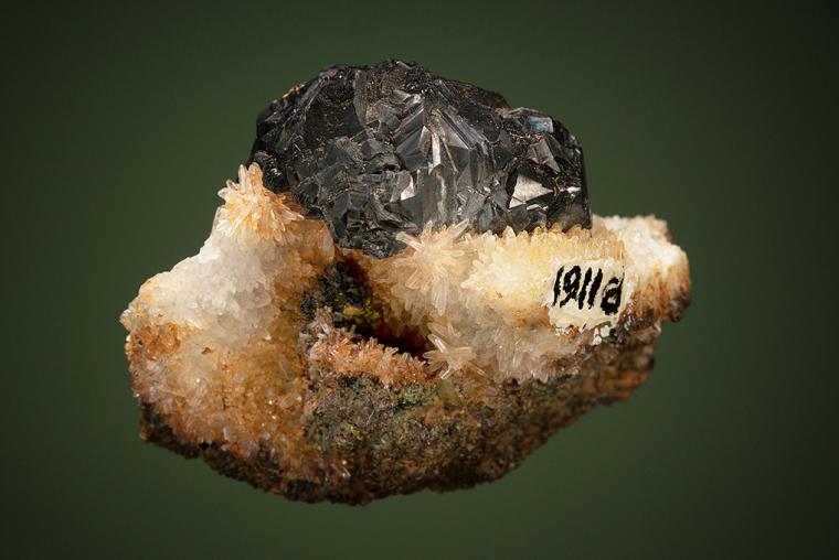 SPHALERITE on QUARTZ