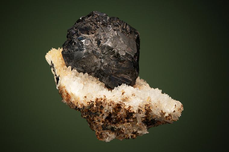 SPHALERITE on QUARTZ
