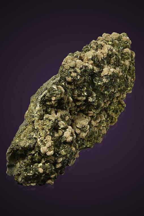 RHODOCHROSITE on CHALCOPYRITE