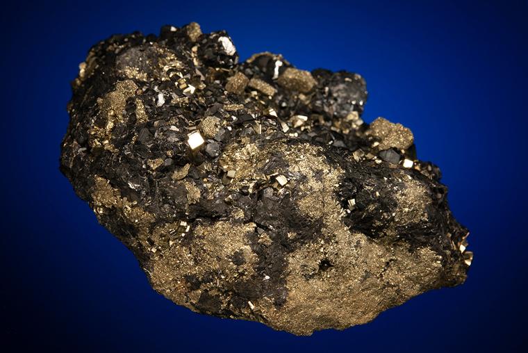 PYRITE after PYRRHOTITE on SPHALERITE