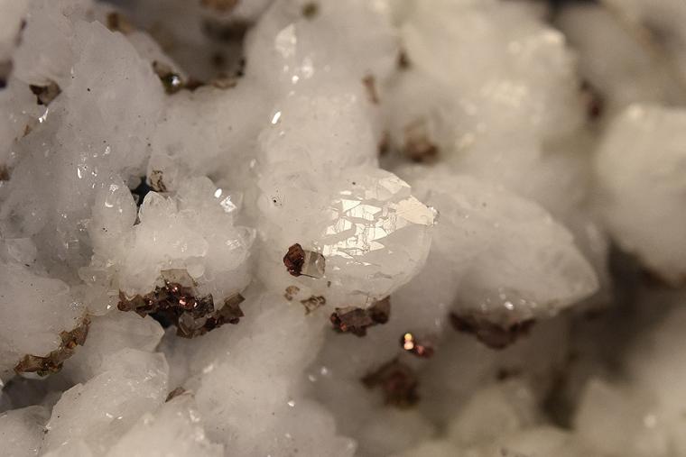 QUARTZ with DOLOMITE and PYRITE