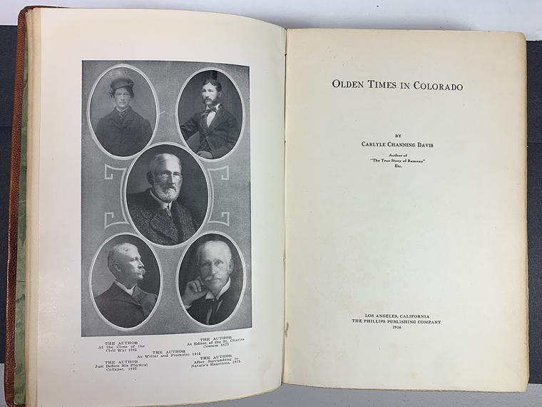 Olden Times in Colorado by Carlyle Channing Davis