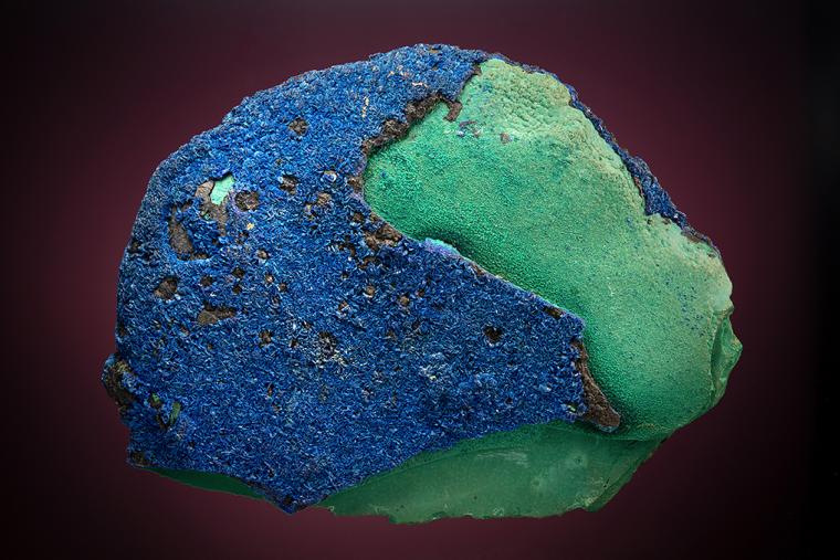 AZURITE on MALACHITE